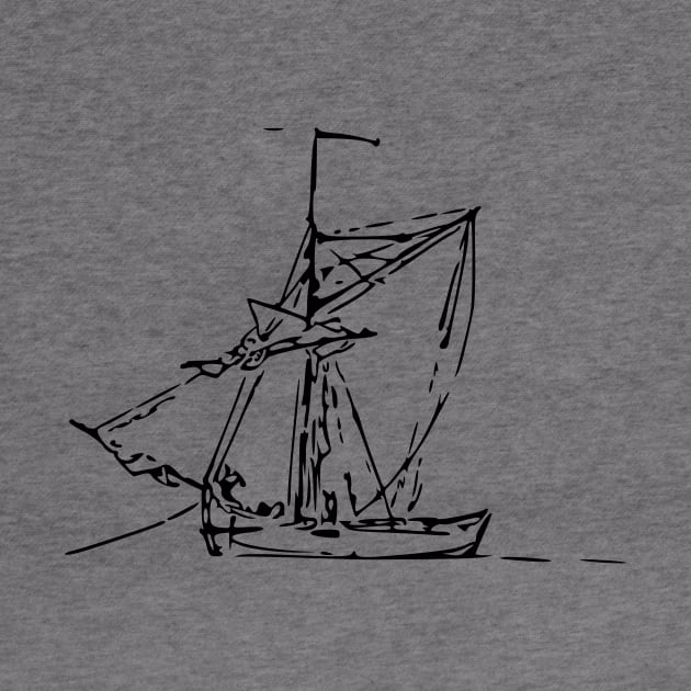 sailboat by xam